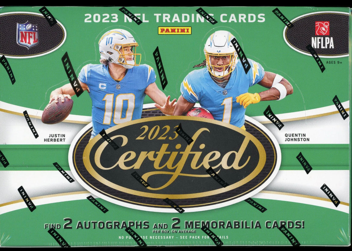 2023 Panini Certified Football Hobby Box SHAG Sports Cards