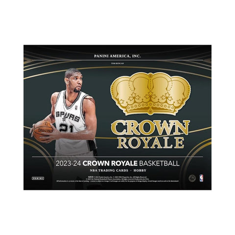 2023-24 Panini Crown Royale Basketball Hobby Box CASE (Presale)