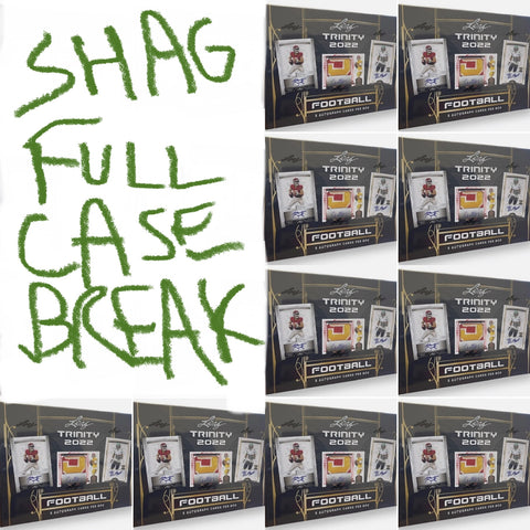 Break #1702 - **WEBSITE PYT + PYP MIX** Leaf Trinity FULL CASE Break - 10 Hobby Boxes! (50 AUTOS!)