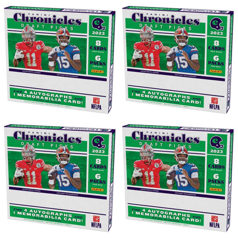 Break #1672 - **eBay Auction** 2023 Chronicles Draft Picks Collegiate Football 4-Hobby Box Break (Pick Your Team)