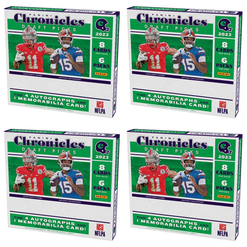 Break #1676 - **eBay Auction** 2023 Chronicles Draft Picks Collegiate Football 4-Hobby Box Break (Pick Your Team)