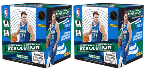 Break #1595 - **eBay Auction** 2022-23 Revolution Basketball 2-Hobby Box Break (Pick Your Team)