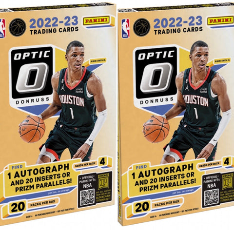 Break #1615 - **eBay Auction** 2022-23 Donruss Optic Basketball 2-Hobby Box Break (Pick Your Team)