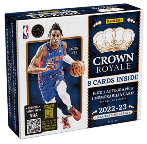 Break #1633 - **eBay Auction** 2022-23 Crown Royale Basketball 1-Hobby Box Break (Pick Your Team)