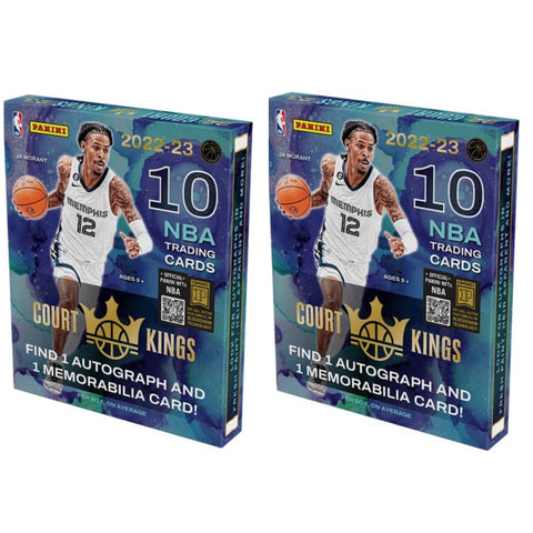 Break #1551 - **eBay Auction** 2022-23 Court Kings Basketball 2-Hobby Box Break (Pick Your Team)